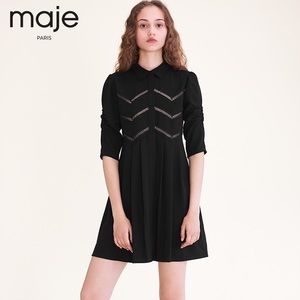 Maje Ratila black dress